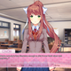 An image from DDLC+ showing a prequel side story about the literature club's formation.